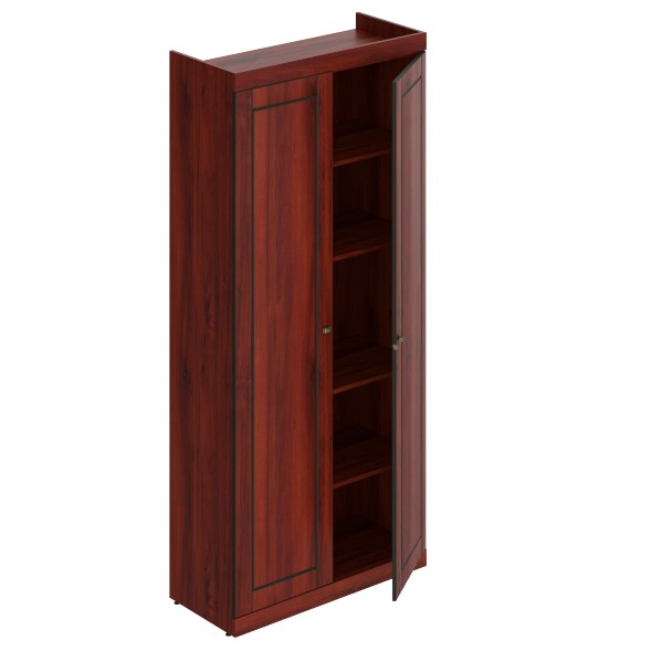 Шкаф высокий с глухими дверьми LHC 90.1 Темный каштан 900х400х2010 LAREX в Верхней Салде 