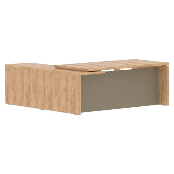 Стол руководителя TLCT 2020(R) 2000х2000х750 TORR LUX в Верхней Салде 