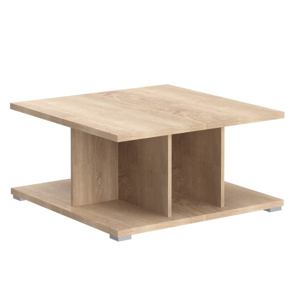Стол журнальный CT 888 Дуб Сонома светлый 800х800х400 COFFEE в Верхней Салде 