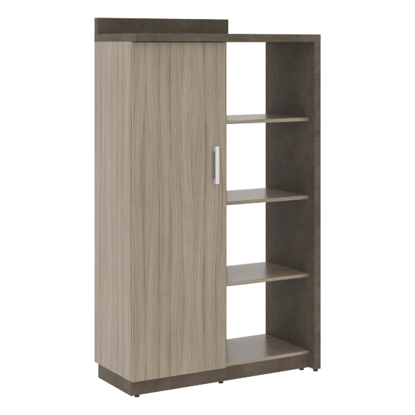 Шкаф СФ-534171 Бетон чикаго тем F187 ST9/Дрифтвуд H3090 ST22 1037х454,5х1770 WOOD&amp;amp;STONE в Верхней Салде 