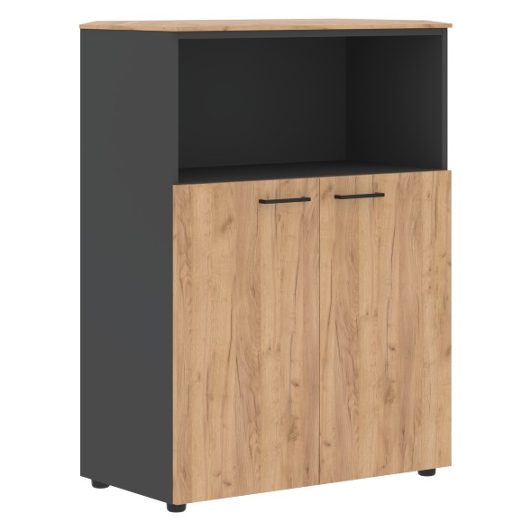 Шкаф с глухими малыми дверьми и топом JMC 85.3 856х452х1184 JAY в Верхней Салде 