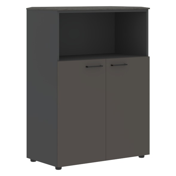 Шкаф с глухими малыми дверьми и топом JMC 85.3 856х452х1184 JAY в Верхней Салде 