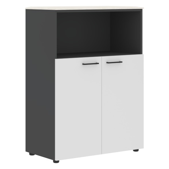 Шкаф с глухими малыми дверьми и топом JMC 85.3 856х452х1184 JAY в Верхней Салде 