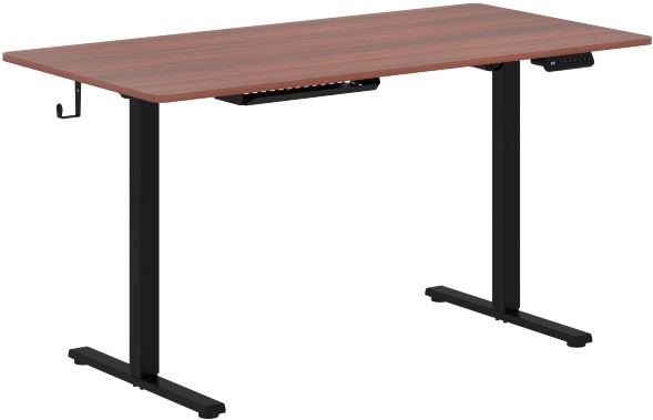 Стол письменный AT-003 Дуб Темный/Черный 1400х700х730/1210 XTEN-UP