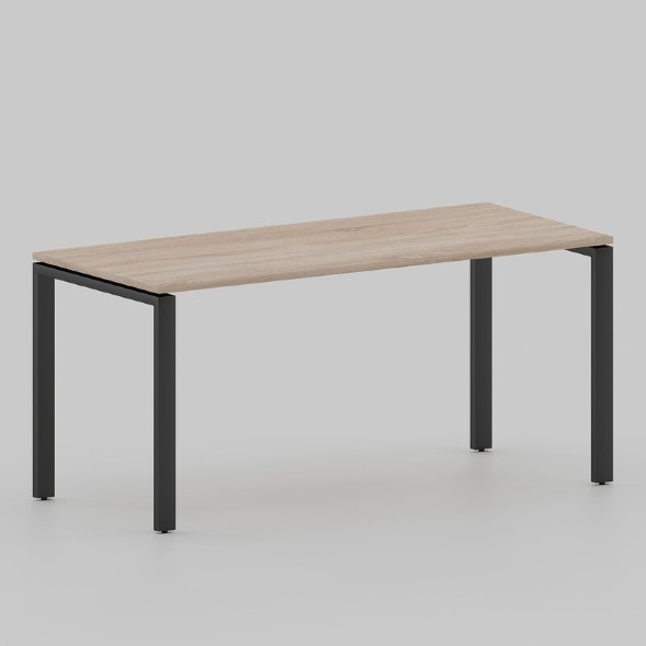 Стол Лофт 1600х600 на П-образных опорах, черный