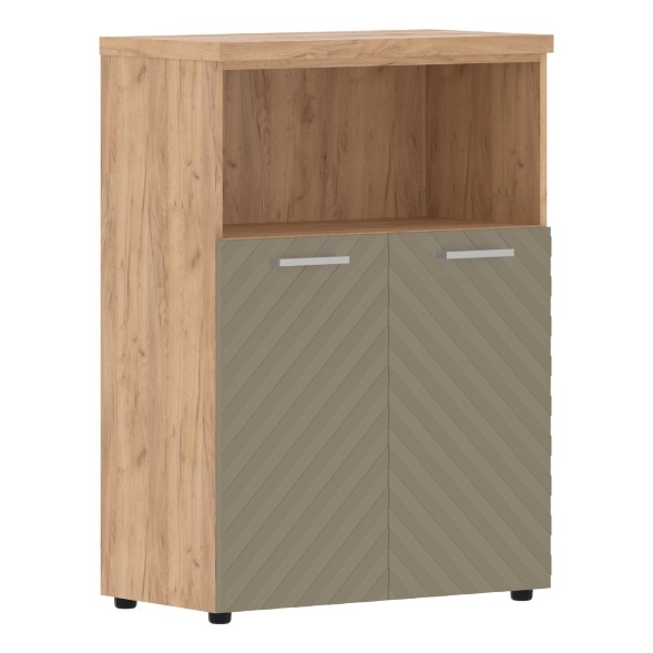 Шкаф с глухими малыми дверьми и топом TLMC 85.3 856х450х1203 TORR LUX в Верхней Салде 