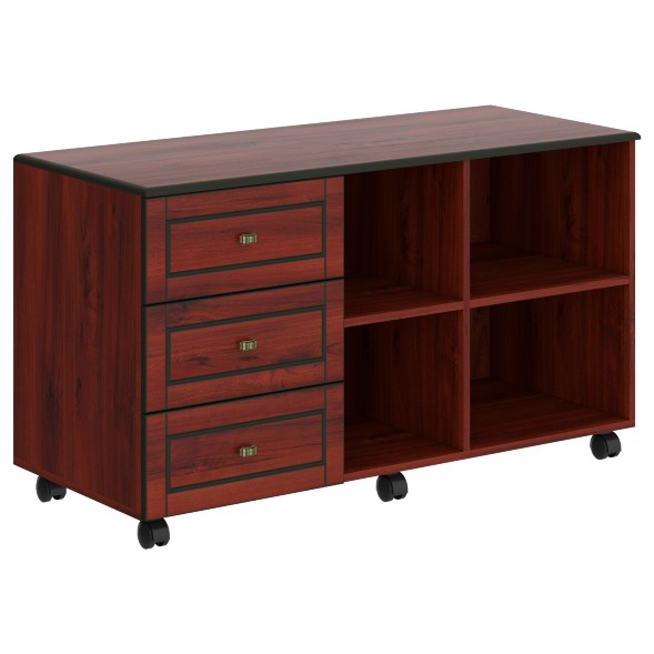 Тумба сервисная LCRT 1250(L) Темный каштан 1200х500х670 LAREX в Верхней Салде 