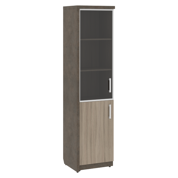 Шкаф СФ-534591 Бетон чикаго тем F187 ST9/Дрифтвуд H3090 ST22/Графит/Черный 537х454,5х2083 WOOD&amp;amp;STONE в Верхней Салде 