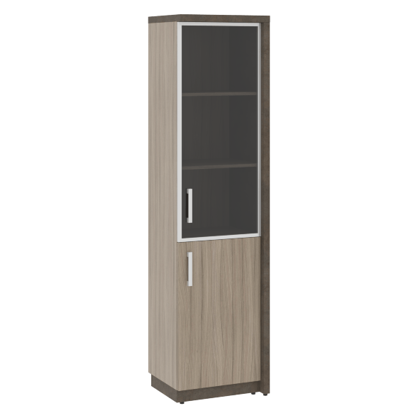 Шкаф СФ-534592 Бетон чикаго тем F187 ST9/Дрифтвуд H3090 ST22/Графит/Черный 537х454,5х2083 WOOD&amp;amp;STONE в Верхней Салде 