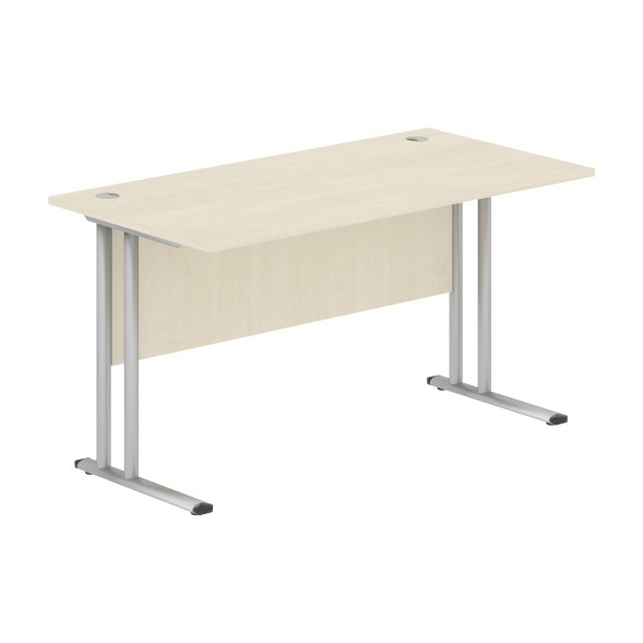 Стол письменный СП-3М Клен*/серебро 1400х720х755 IMAGO-M в Верхней Салде 