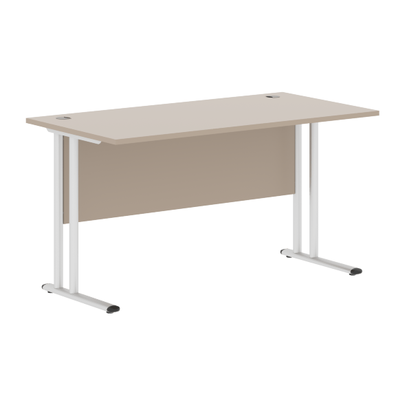 Стол письменный СП-3М Клен*/серебро 1400х720х755 IMAGO-M в Верхней Салде 