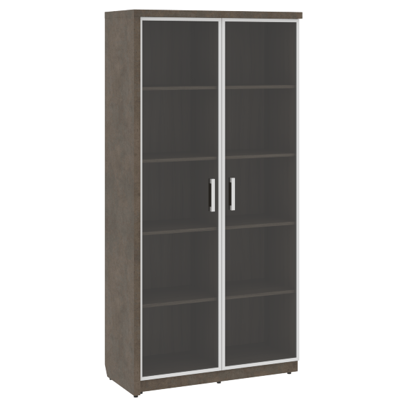 Шкаф СФ-534883 Бетон чикаго тем F187 ST9/Графит/Черный 1035х454,5х2083 WOOD&amp;amp;STONE в Верхней Салде 