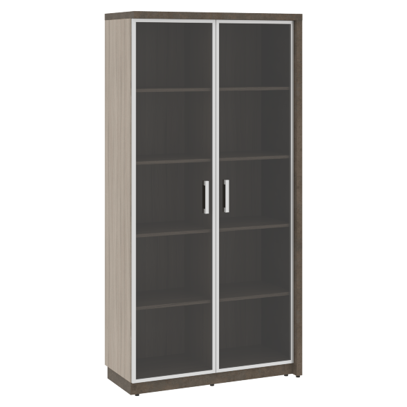 Шкаф СФ-534884 Бетон чикаго тем F187 ST9/Графит/Черный 1035х454,5х2083 WOOD&amp;amp;STONE в Верхней Салде 