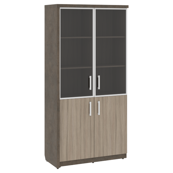 Шкаф СФ-534893 Бетон чикаго тем F187 ST9/Дрифтвуд H3090/Графит/Черный 1035х454,5х2083 WOOD&amp;amp;STONE в Верхней Салде 