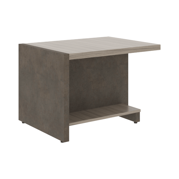 Стол журнальный СФ-531601 Дрифтвуд /Бетон чикаго темно-серый 600х800х550 WOOD&amp;amp;STONE в Верхней Салде 