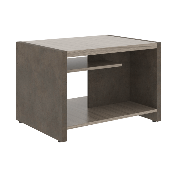 Стол журнальный СФ-531602 Бетон чикаго тем F187 ST9/Дрифтвуд H3090 ST22 600х800х550 WOOD&amp;amp;STONE в Верхней Салде 