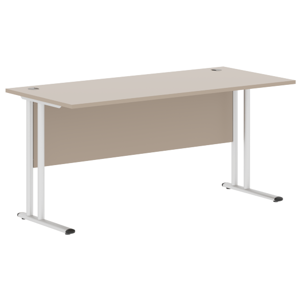 Стол письменный СП-4М Клен*/серебро 1600х720х755 IMAGO-M в Верхней Салде 