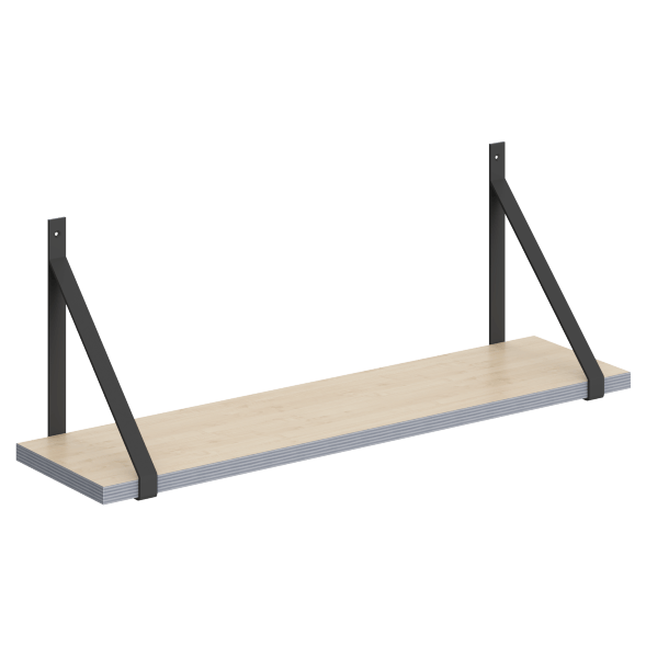 Полка с полкодержателями SH1-GINO 830х210х300 COFFEE в Верхней Салде 