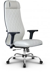Кресло офисное Metta L  NewLeather (хром ов. сеч.) 