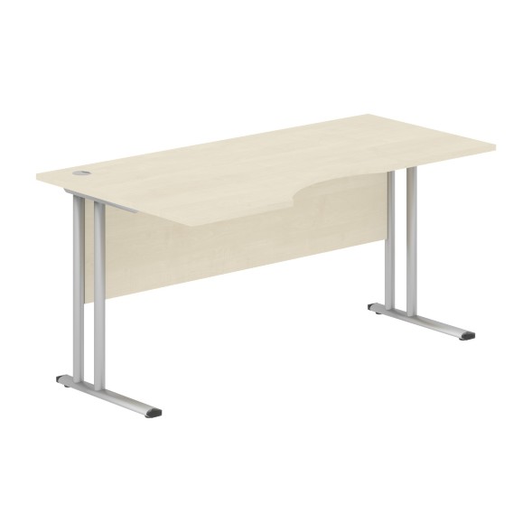 Стол эргономичный СА-1M(L) Клен*/серебро 1600х900х755 IMAGO-M в Верхней Салде 