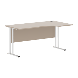 Стол эргономичный СА-1M(R) Клен*/серебро 1600х900х755 IMAGO-M