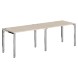 Стол 2-х местный XGWST 2470.1 2400х700х750 XTEN GLOSS в Верхней Салде 