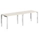 Стол 2-х местный XGWST 2470.1 2400х700х750 XTEN GLOSS в Верхней Салде 