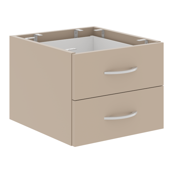 Тумба подвесная дву ящичная СРС-2V.1 407х448х325 IMAGO PLUS в Верхней Салде 