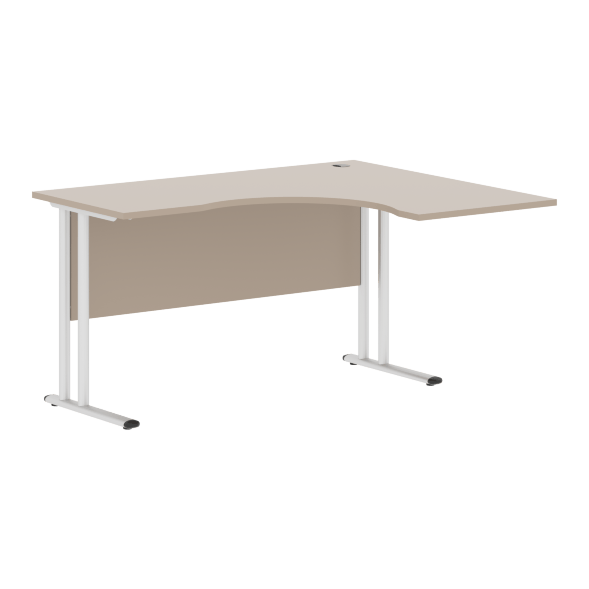 Стол эргономичный СА-3M(R) Клен*/серебро 1400х1200х755 IMAGO-M в Верхней Салде 