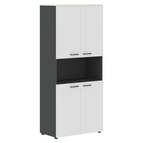 Шкаф с 2-мя комп-ми глухих малых дверей и топом JHC 85.4 856х452х1949 JAY в Верхней Салде 