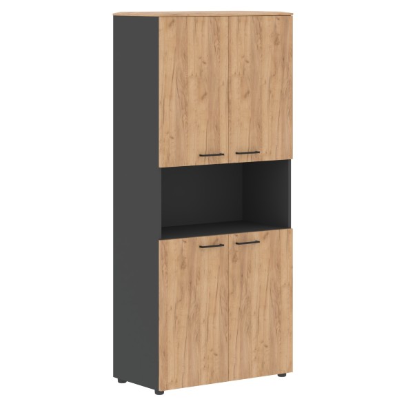 Шкаф с 2-мя комп-ми глухих малых дверей и топом JHC 85.4 856х452х1949 JAY в Верхней Салде 