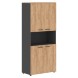 Шкаф с 2-мя комп-ми глухих малых дверей и топом JHC 85.4 856х452х1949 JAY в Верхней Салде 