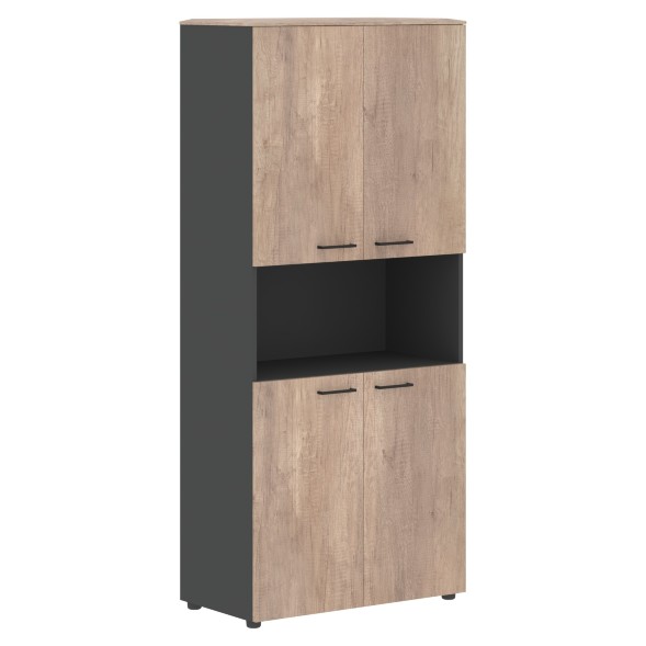 Шкаф с 2-мя комп-ми глухих малых дверей и топом JHC 85.4 856х452х1949 JAY в Верхней Салде 