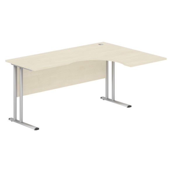Стол эргономичный СА-4M(R) Клен*/серебро 1600х1200х755 IMAGO-M в Верхней Салде 