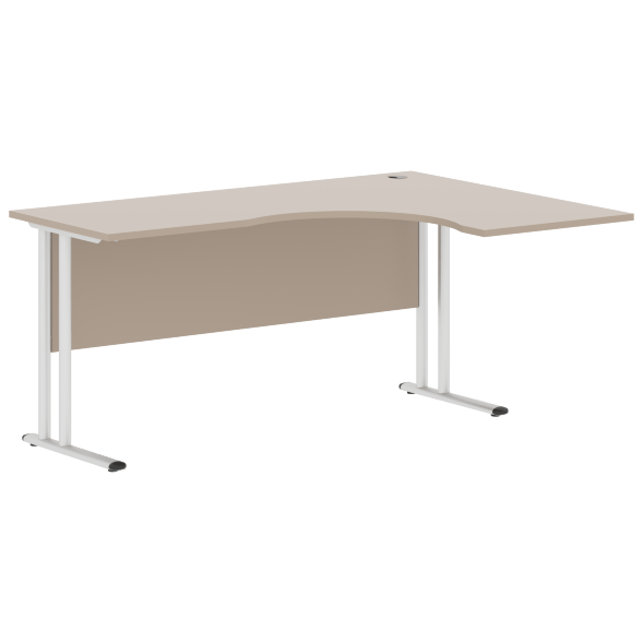 Стол эргономичный СА-4M(R) Клен*/серебро 1600х1200х755 IMAGO-M в Верхней Салде 