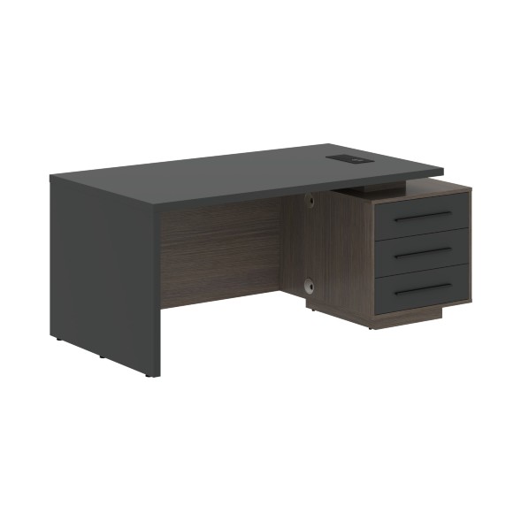 Стол руководителя с тумбой VCT 1890(R) 1800х900х750 VELION