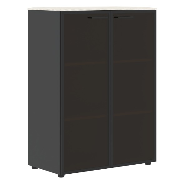 Шкаф со стеклянными дверьми в рамке JMC 85.7 856х452х1184 JAY в Верхней Салде 